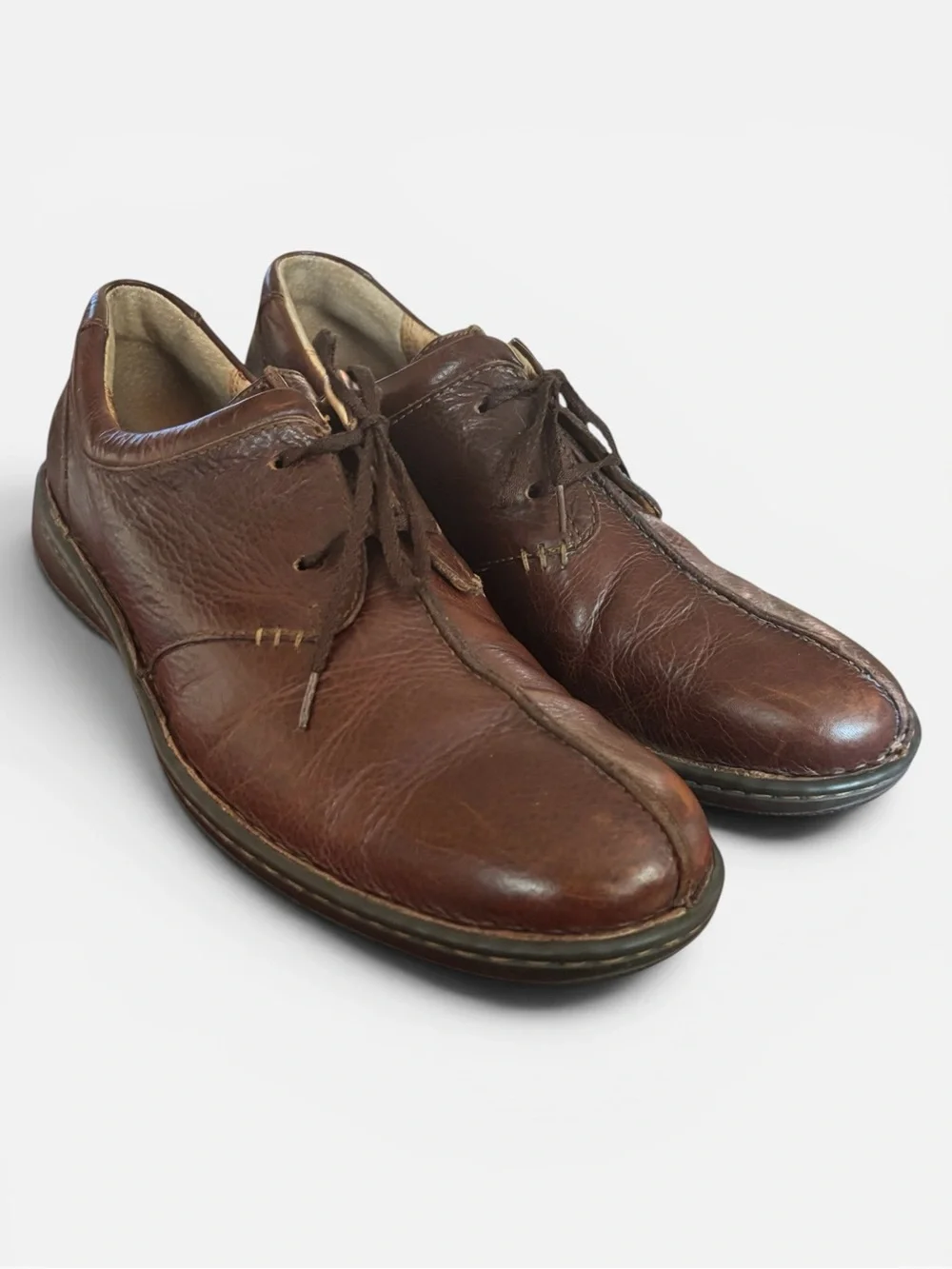 Born Ridgeway Cinnamon Brown Leather Oxford Shoes Size 11